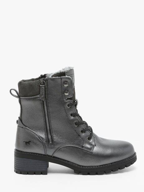 Enkellaarsjes Mustang Grijs women 1435603